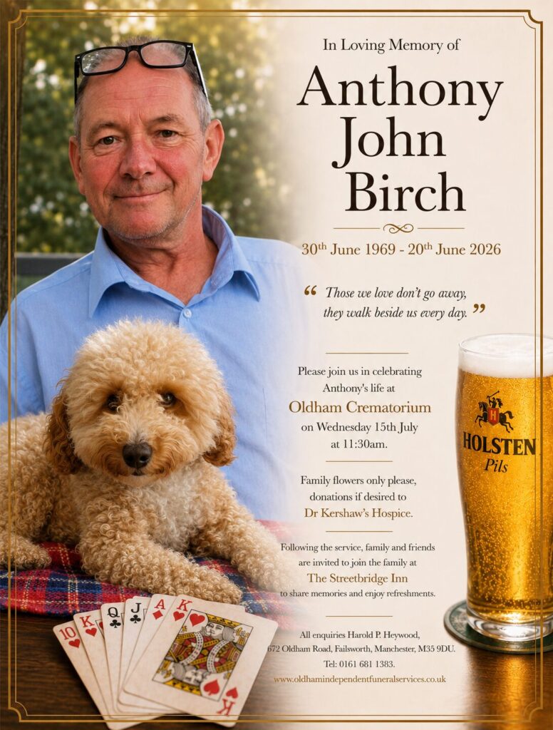 Anthony John Birch Obituary Notice Anthony John Birch Obituary Notice